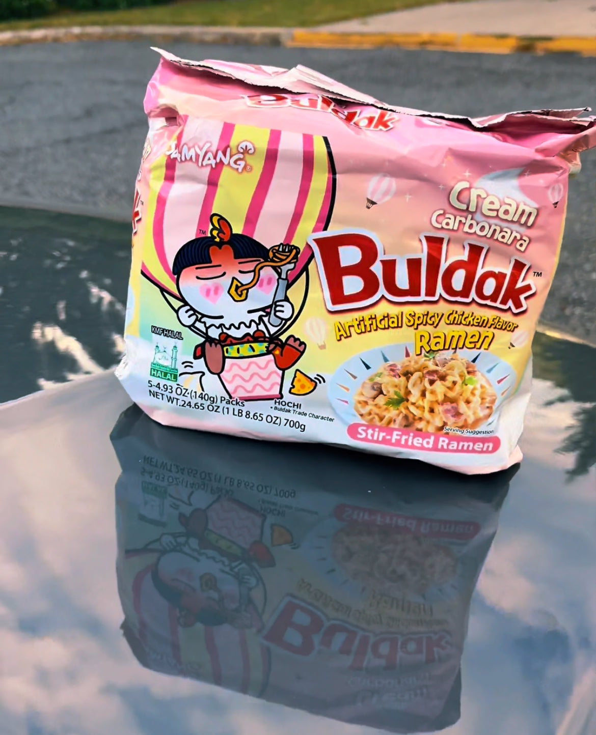 Buldak Cream Carbonara Ramen 🍳 (2 Packs)